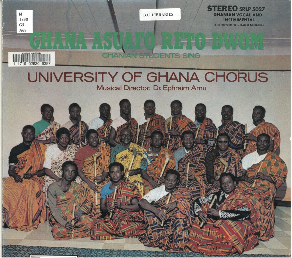 Ghanian students sing album cover